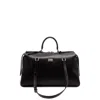 Dolce & Gabbana Calf Leather Shoulder Bag Vittoria Model In Black