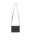 Dolce & Gabbana Dg Logo Leather Bag In Black
