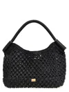 Dolce & Gabbana Sicily Crochet Handbag In Black