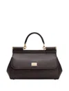 Dolce & Gabbana Medium Sicily Handbag Detachable Strap In Brown