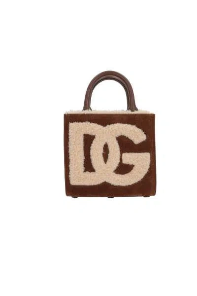 Dolce & Gabbana Bags In Brown+cafelatte