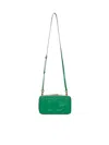 Dolce & Gabbana Small Calfskin Dg Logo Camera Bag In Green