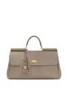 Dolce & Gabbana Sicily Lock-charm Leather Tote Bag In Multi