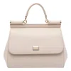 Dolce & Gabbana Women Sicily Large Leather Handbag In Multi