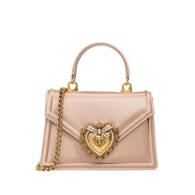 Dolce & Gabbana Bags In Pink/gold