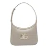 Dolce & Gabbana Shoulder Bag Leather L Taupe In Gray