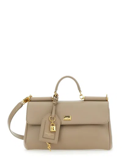 DOLCE & GABBANA DOLCE & GABBANA SICILY MEDIUM HAND BAG