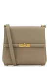 Dolce & Gabbana Women Dove Grey Leather Marlene Crossbody Bag