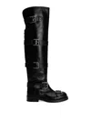 Dolce & Gabbana Women Black Leather Boots, 4.5 Luxury Boots For Women Darveys In Black
