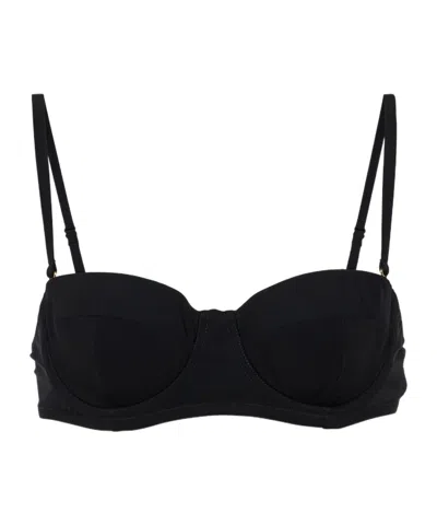 Dolce & Gabbana Balconette Bikini Top In Black