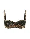 Dolce & Gabbana Balconette Bra In Multicolor