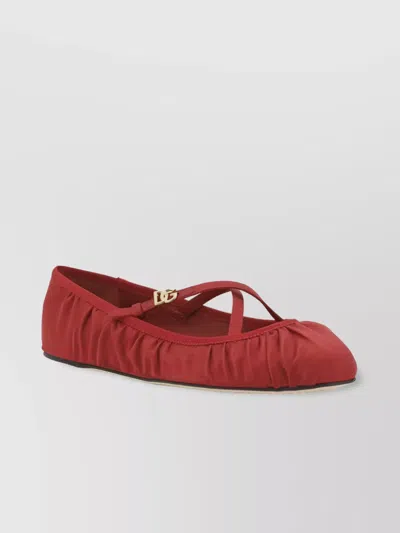 Dolce & Gabbana Ballerinas Satin Rounded Toe