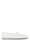 Dolce & Gabbana Formale Cutout Leather Ballet Flats