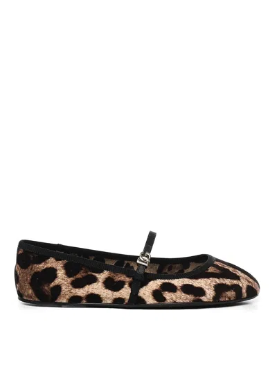 DOLCE & GABBANA BAILARINAS - ESTAMPADO ANIMALIER