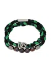 Dolce & Gabbana Banano Logo-plaque Bracelet In Green