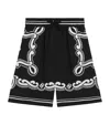 Dolce & Gabbana Black Shorts For Boy With Logo