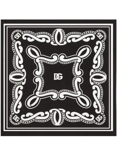 Dolce & Gabbana Bandana-print Scarf In Multicolor