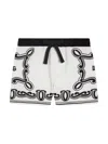 Dolce & Gabbana Bandana-print Shorts In White