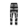 Dolce & Gabbana Bandana Print Silk Pyjama Pants In Black