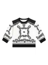 Dolce & Gabbana Bandana-print Sweatshirt In White