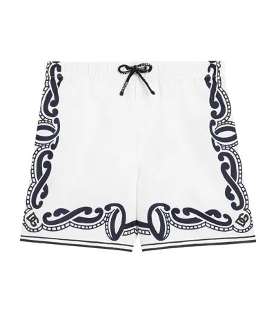 DOLCE & GABBANA BANDANA PRINT SWIM SHORTS