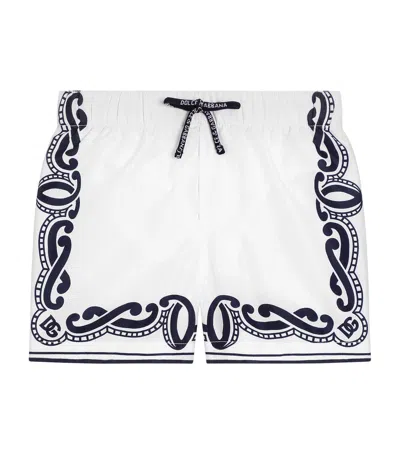 DOLCE & GABBANA BANDANA PRINT SWIM SHORTS