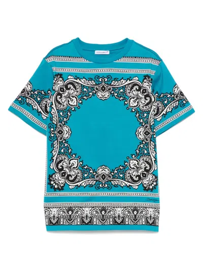 DOLCE & GABBANA BANDANA-PRINT T-SHIRT