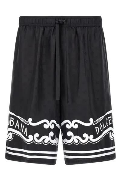 DOLCE & GABBANA DOLCE & GABBANA BANDANA SILK BERMUDA SHORTS