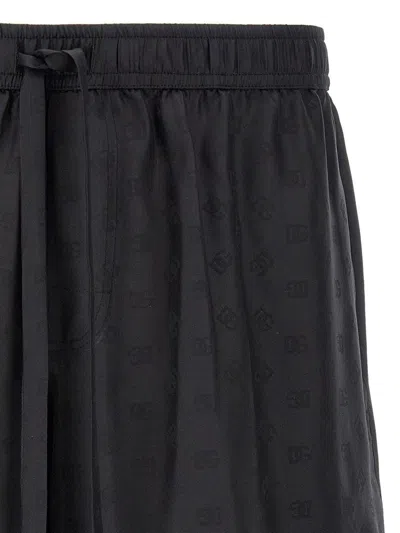 Dolce & Gabbana Bandana Silk Bermuda Shorts In Multicolor