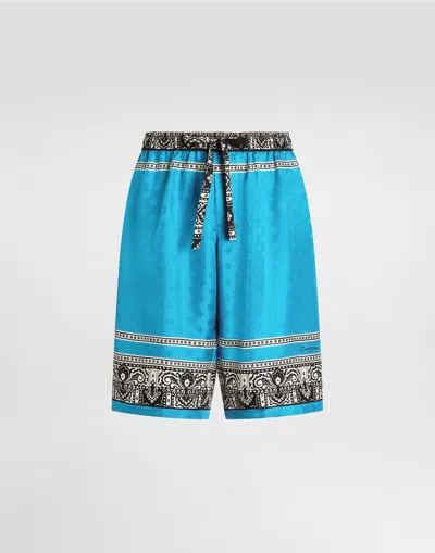 Dolce & Gabbana Bandanna-print Silk Shorts