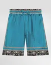 Dolce & Gabbana Bandanna-print Twill Shorts In Print