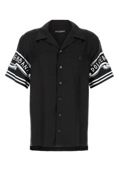 DOLCE & GABBANA PRINTED SILK SHIRT