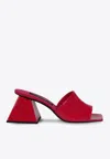 Dolce & Gabbana Baroque 70 Patent Leather Sandals In Pink