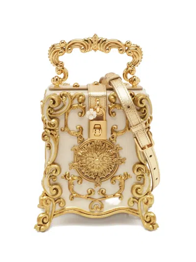 Pre-owned Dolce & Gabbana Baroque Dolce Box Tote Bag