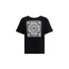 Dolce & Gabbana Men Baroque Print T-shirt In Black