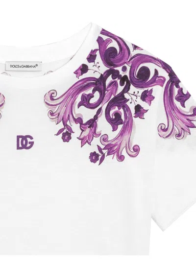 Dolce & Gabbana "baroque" T-shirt In White