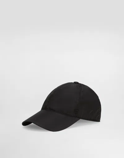 Dolce & Gabbana Baseball Cap With Logo In Black