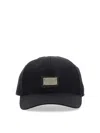 DOLCE & GABBANA BASEBALL CAP WITH LOGO PLAQUE