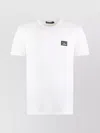 Dolce & Gabbana Basic Crew-neck Cotton T-shirt In White