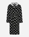 Dolce & Gabbana Bath Robe In Cotton Terry Jacquard In マルチカラー