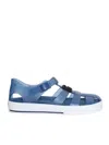 Dolce & Gabbana Caged-toe Jelly Shoes In Blue