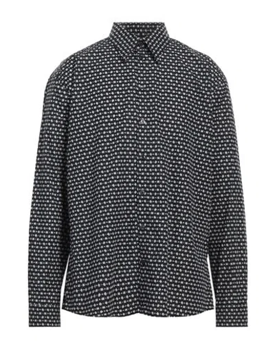 Dolce & Gabbana Beachwear Man Shirt Black Size 16 Cotton