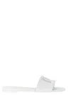 Dolce & Gabbana Black Flats With Cut-out Band And Dg Logo In White