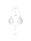 Dolce & Gabbana Leopard-print Padded Triangle Bikini Top