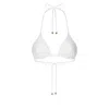 Dolce & Gabbana Leopard-print Padded Triangle Bikini Top In White