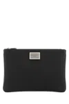 Dolce & Gabbana Dolce&gabbana Pochette Uomo Pelle Nero In Black