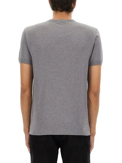 DOLCE & GABBANA DOLCE & GABBANA "BEE AND CROWN" EMBROIDERED T-SHIRT