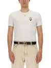 Dolce & Gabbana Bee And Crown Embroidered Tshirt