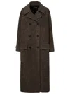 DOLCE & GABBANA BEIGE ALPACA BLEND COAT