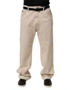 Dolce & Gabbana Beige Cotton Straight Denim Trouser Jeans In Brown